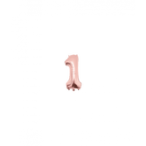 Folieballon Rosé Goud 40cm  - 0 t/m 9 Jaar